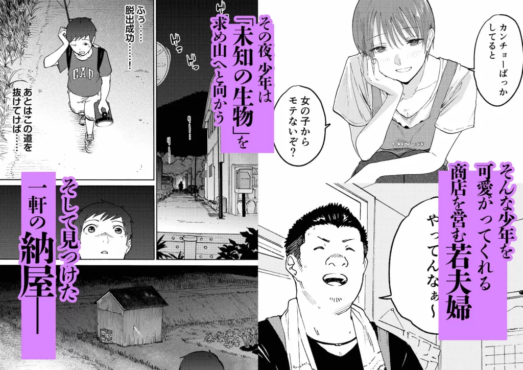 あの納屋 〜ぼくが見たことないおばさんの夜の姿〜のサンプル画像2