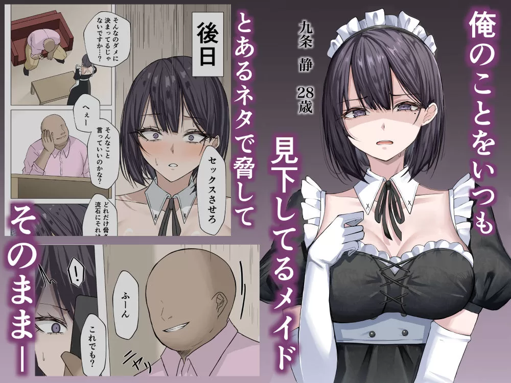 クール系メイドさんに命令して中出しS〇Xする話のサンプル画像1